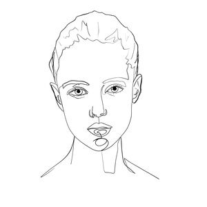 Custom Line Portrait